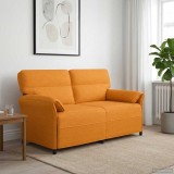 vidaXL Canapea 100% poliester, cadru din metal, MDF, placaj 42033906