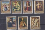 A12 S3 4 - Timbre foarte vechi - Ungaria - arta - picturi, Stampilat