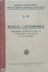 Carte veche manual de automobile 1933