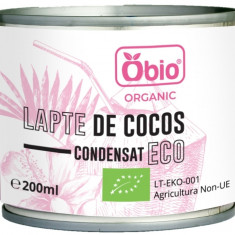 Lapte de cocos condensat bio 200ml Obio