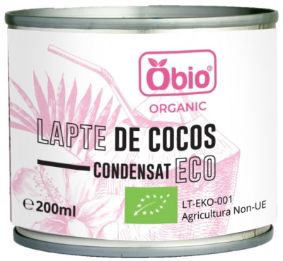 Lapte de cocos condensat bio 200ml Obio foto