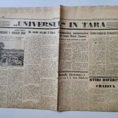 Ziar Vechi Universul In Tara, nr. 69 / 1940