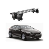 Cumpara ieftin Bare transversale portbagaj auto aluminiu compatibile plafon neted Volvo V40 2012-2016 argintii sau negre