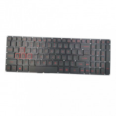 Tastatura laptop, Acer, Nitro 5 An515-52, An515-53, pk132421a00, iluminata, us foto