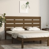 Cumpara ieftin Tăblie de pat, maro miere, 120x3x80 cm, lemn masiv de pin