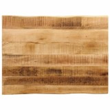 VidaXL Blat de masă contur natural 70x60x3,8 cm lemn masiv mango brut