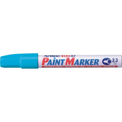 Marker Cu Vopsea Artline 400xf, Corp Metalic, Varf Rotund 2.3mm - Bleu foto