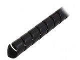 &Icirc;nfășurare Spirală Neagră Polipropilenă 23mm 1m