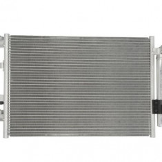 Condensator climatizare Ford C-Max/C-Max Grand, 02.2012-03.2015, motor 1.6, 88 kw benzina, cutie manuala, full aluminiu brazat, 595(550)x400(380)x16
