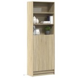 Gossi dulap inalt cu led stejar sonoma 69x32,5x200 cm lemn prelucrat