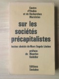 Marx; Engels; Lenine / Lenin - Sur les societes precapitalistes (textes choisis)