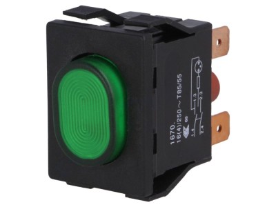 Comutator DPST 16A/250V OFF-ON foto