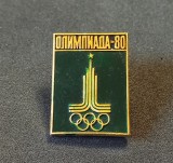 Insigna - Emblema oficială a Jocurilor Olimpice de Vară MOSCOVA1980 (URSS)
