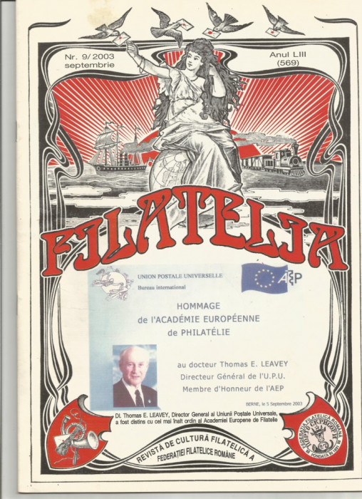 Romania, revista Filatelia nr. 9/2003 (569)
