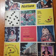 revista cortina august 1984 - rebus,umor,teatru,enigme,actori in spectacole