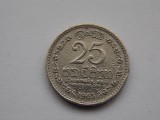 25 CENTS 1963 CEYLON, Asia