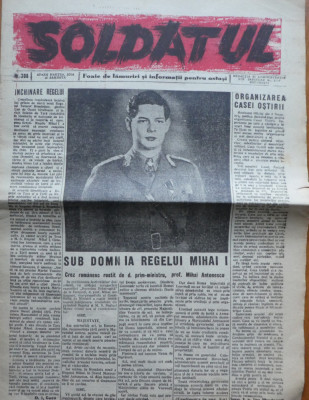 Soldatul, foaie de lamuriri si informatii pentru ostasi, 07.11.1942, Antonescu foto