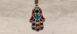 Argint MEDALION MANA MAICII DOMNULUI HAMSA in email EGIPT vechi UNIC SPLENDID