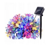 Cumpara ieftin Instalatie Lumina de gradina cu incarcare Solara Flori de Cires cu 50 LED-uri, multicolor, 5m, IPF