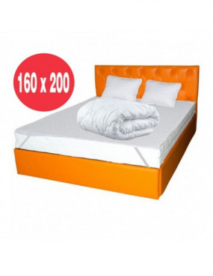 Set Avantaj saltea Mercur Comfort Flex Plus 160x200 plus 2 perne 50 x70 plus Husa plus Pilota microfibra iarna 180x200 foto