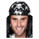 Bandana de pirat cu cranii