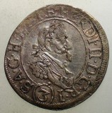 G.321 AUSTRIA FERDINAND II 3 KREUZER 1629 ARGINT