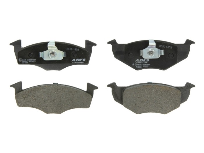 Set placute frana,frana disc SKODA ROOMSTER Praktik (5J) (2007 - 2015) ABE C1W034ABE