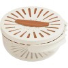 Strecuratoare 2 in 1 pentru Fructe si Legume, Cyrax, Cos de Scurgere si Cutie de Depozitare, 15.5 x 8.3 cm, din PP, cu Maner si Capac, Maro