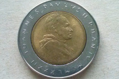 MONEDA 500 LIRE 1982-VATICAN (Educatie) foto