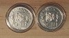 Romania -set FAO- 2x 10 lei 1995 cu si fara N in diamant -necirculate in capsule