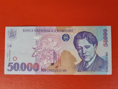 Bancnota 50000 lei 1996 - UNC foto