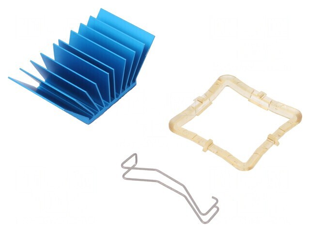 Radiator BGA Albastru 29x29mm
