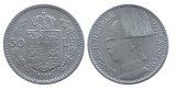Q386 ROMANIA 50 lei 1937 STARE XF, Nichel