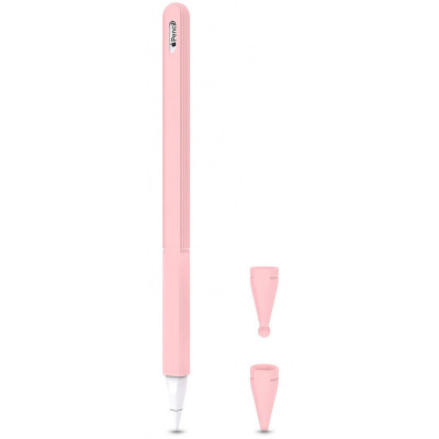 Husa TECH-PROTECT SMOOTH pentru Apple Pencil 2, Roz foto