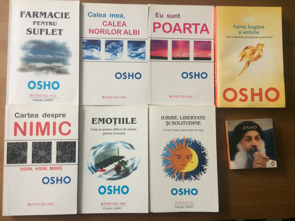 osho 7 carti colectie in lb. romana bonus the little book of osho  spiritualitate | arhiva Okazii.ro