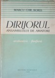 Dirijorul ansamblului de amatori Orchestra fanfara Marcu Chr. Boris