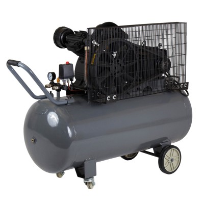 Compresor aer Stager HMV0.6 200, 200L, 8bar, 600L min, trifazat, angrenare curea foto