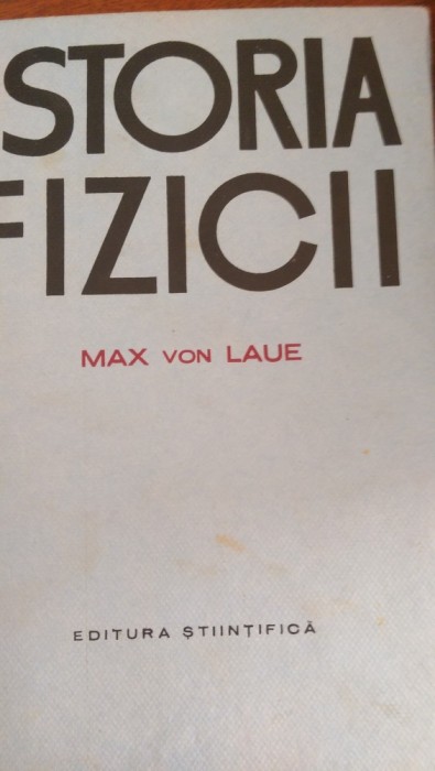 Istoria fizicii Max von Laue 1963