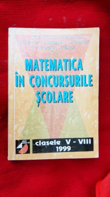 MATEMATICA IN CONCURSURILE SCOLARE CLASELE V- VIII BRANZEI , GOLESTEANU , foto