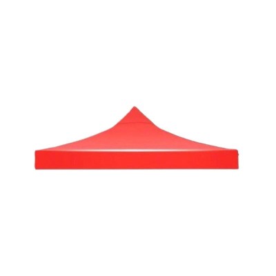 Prelată impermeabilă eMazing pentru acoperiș cort tip pavilion, 2x3 m, din material textil impermeabil Oxford 700D, cauciucat, culoare roșie foto