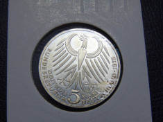Moneda argint 5 Mark 1975J (cc20) foto