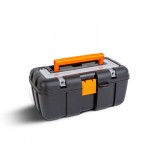 Geanta scule din plastic cu 1 tava - 25 x 15 x 11 cm
