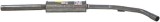 Toba esapament intermediara Dacia Sandero II Motor 1.0 SCe 75 (B8JC, B8JD), OE 200103260R