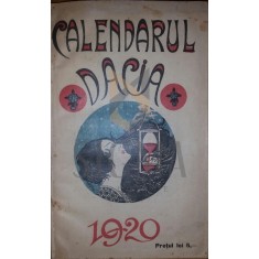 CALENDARUL DACIA- 1929