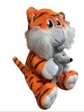 Jucarie de plus pisica cu soricel