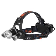 Lanterna cap LED 10W+2x3W 350lm cu acumulator Rebel