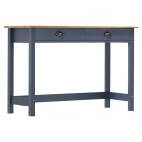 Cumpara ieftin Masa consola Hill cu 2 sertare, gri, 110x45x74 cm, lemn pin