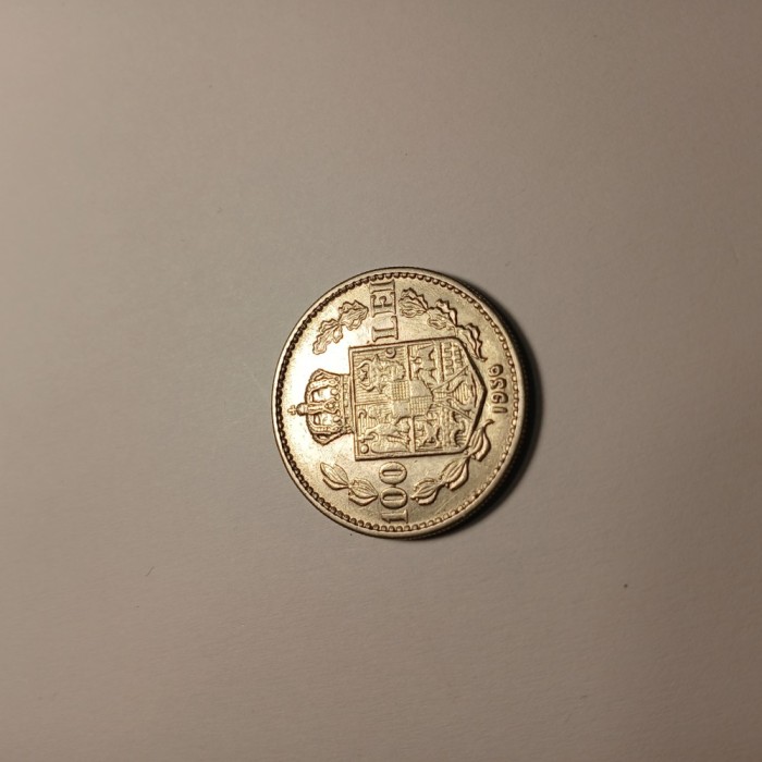 Di.132. Moneda 100 lei 1936 Nichel AUNC