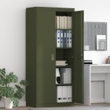 Cumpara ieftin Dulap de depozitare Verde masliniu 80 x 40 x 180 cm Otel