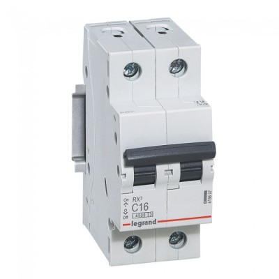Siguranta automata 16A 2P C 4,5ka Legrand RX3 419697 foto
